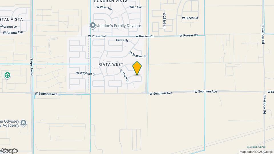 23565 W Hidalgo Ave Map and Location Details