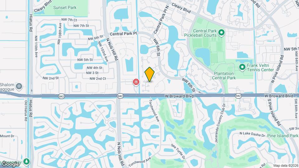 9878 NW 2nd St Mapa y Detalles de la Ubicación