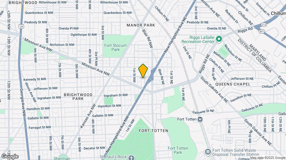 5414 1st Pl NW Map and Location Details