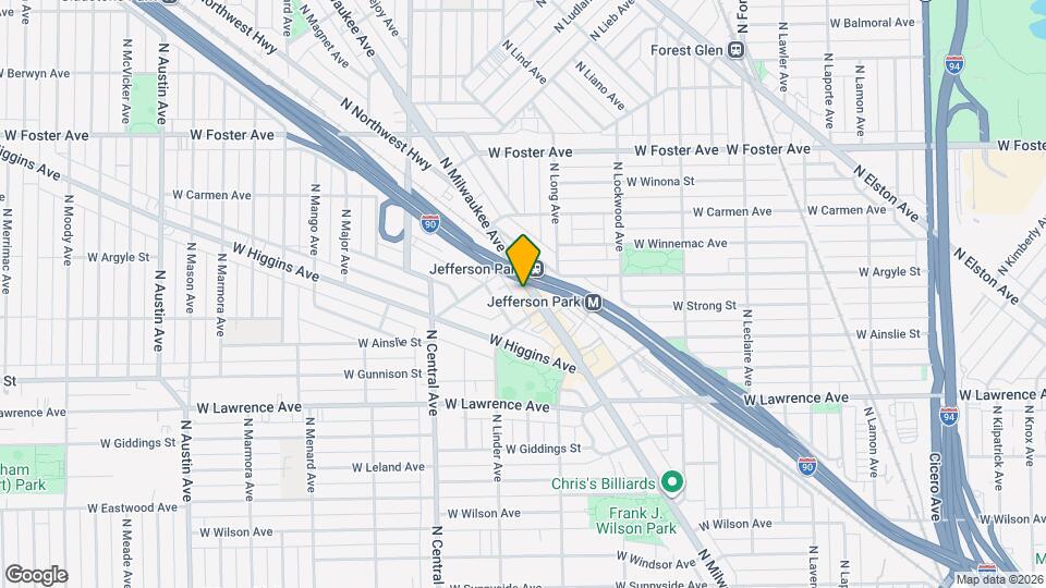 4962 N Milwaukee Ave Map and Location Details