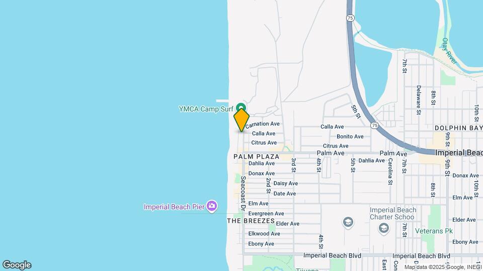 Imperial Beach Apartments Seller Financing Map and Location Details