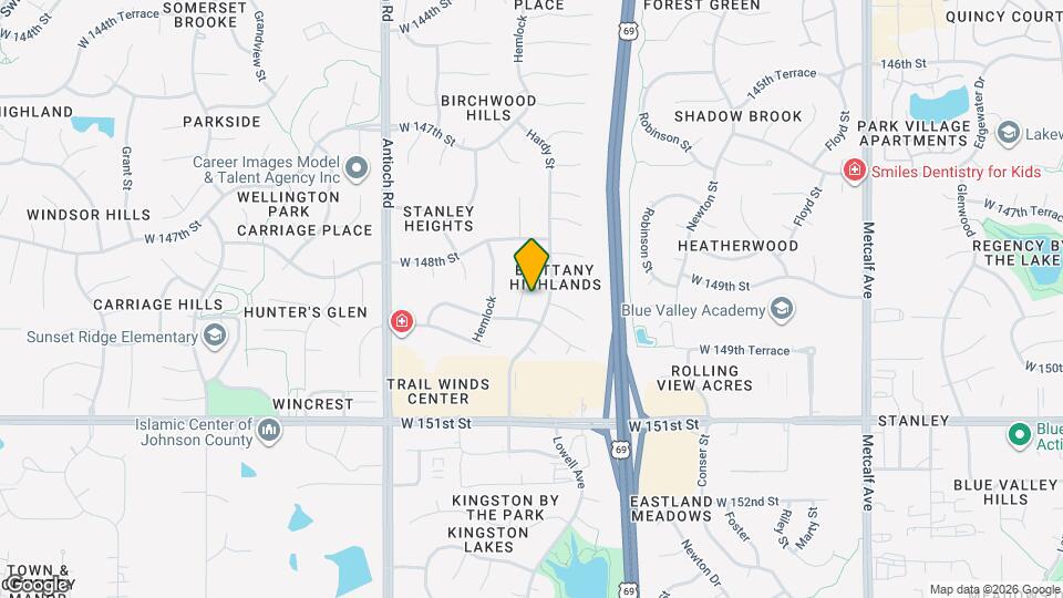 14903 Goodman St Mapa y Detalles de la Ubicación