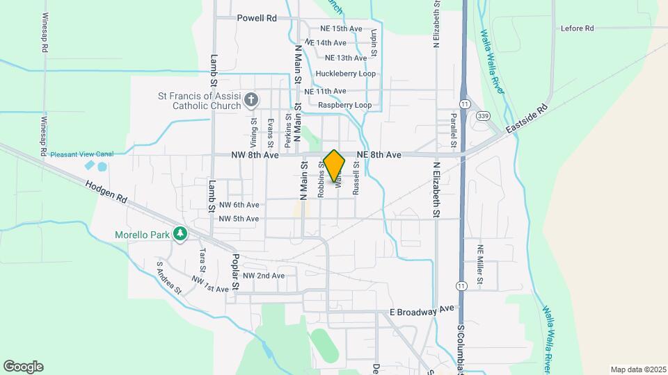 611 Ward St Map and Location Details