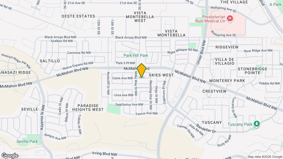 5936 Canis Ave NW Mapa y Detalles de la Ubicación