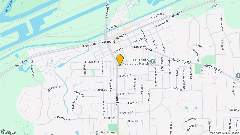 207 E Custer St Map and Location Details