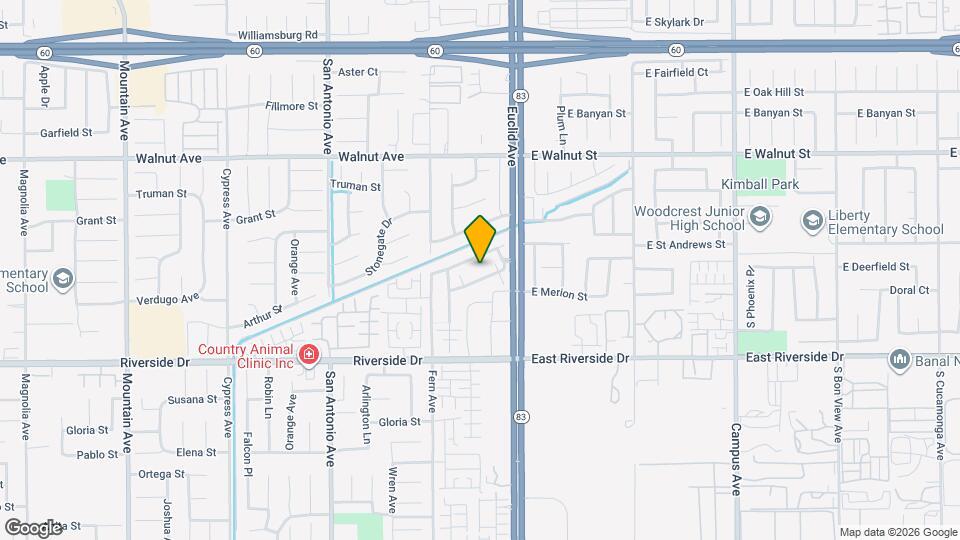 220 W Via Rua Flores Map and Location Details