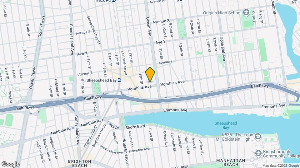 1901 Voorhies Ave, Unit 3 Map and Location Details