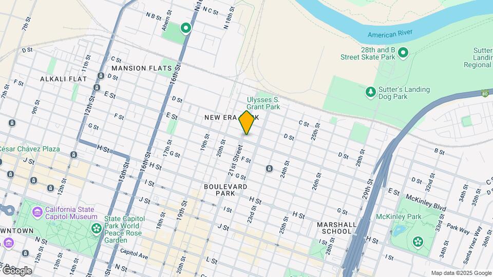 431 21st St Map and Location Details