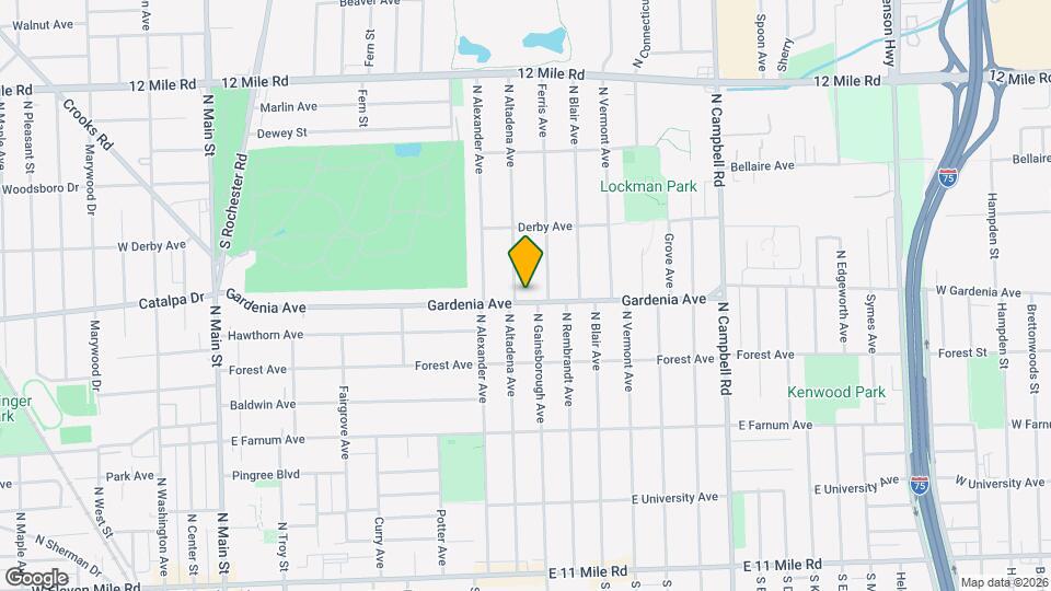 1007 Gardenia Ave Map and Location Details