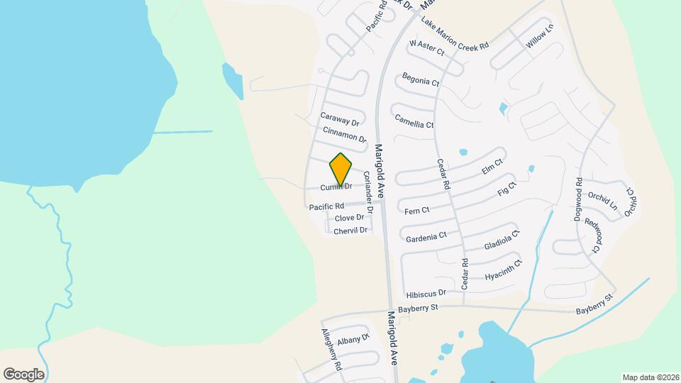 1601 Cumin Dr Map and Location Details