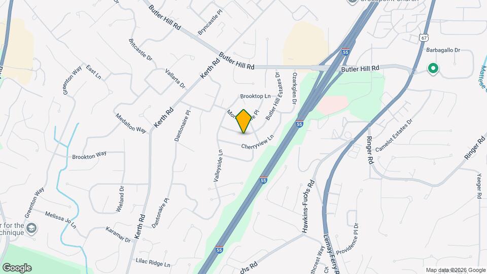 5414 Butler Hill Estates Dr Map and Location Details