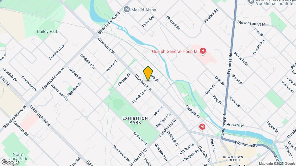 431 Woolwich St Map and Location Details