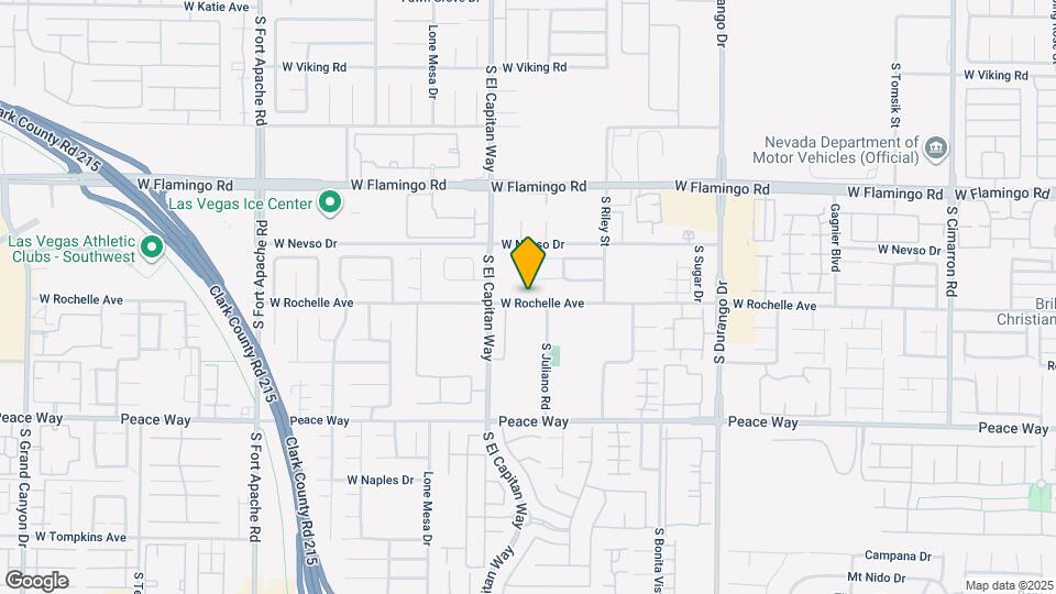 8932 W Rochelle Ave Map and Location Details