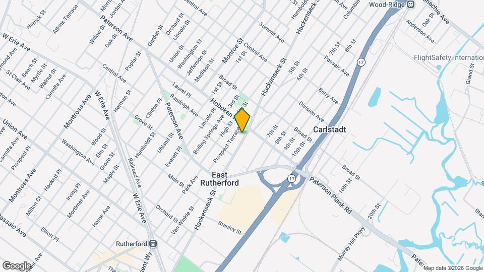 15 Hackensack St Map and Location Details