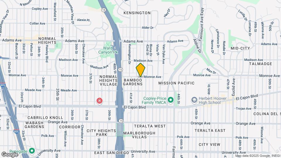4479 Marlborough Ave Map and Location Details