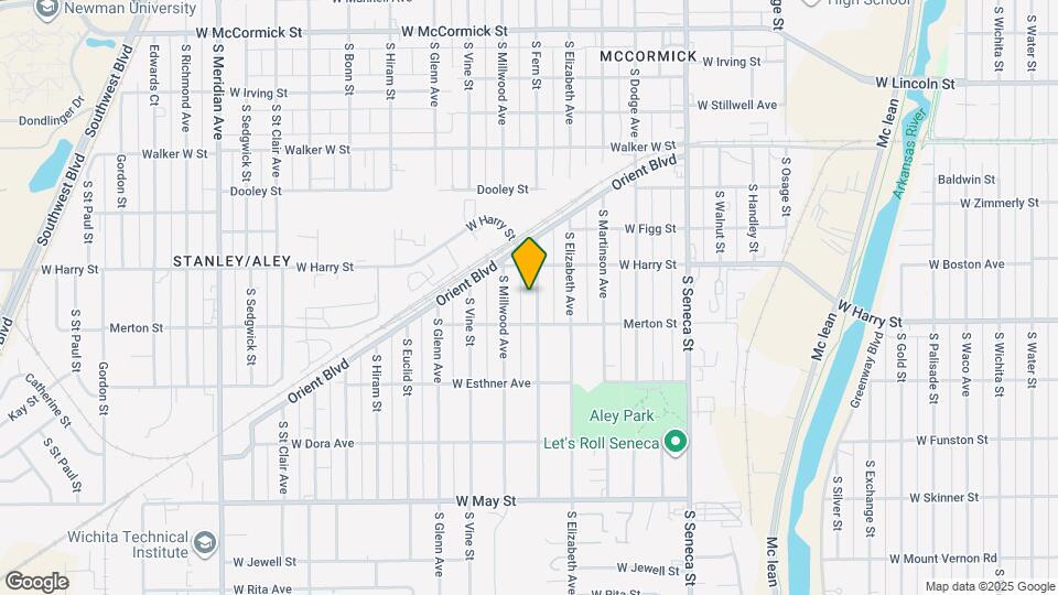 1631 S Fern St Map and Location Details