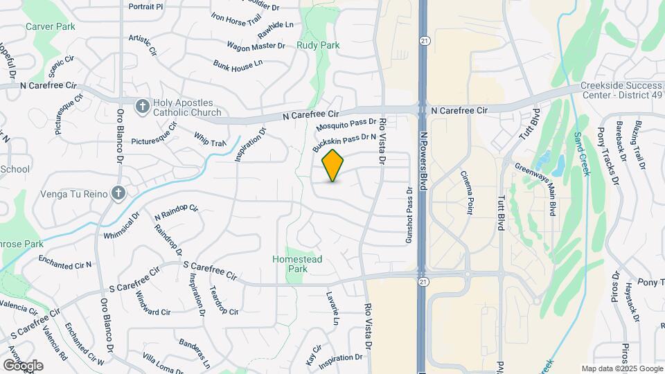 5485 Trout Creek Pass Dr Map and Location Details