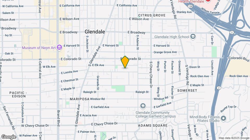 901 E Lomita Ave Map and Location Details