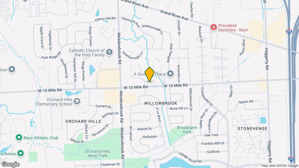 40960 W 10 Mile Rd Map and Location Details