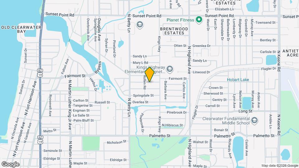 1349 Parkwood St Map and Location Details