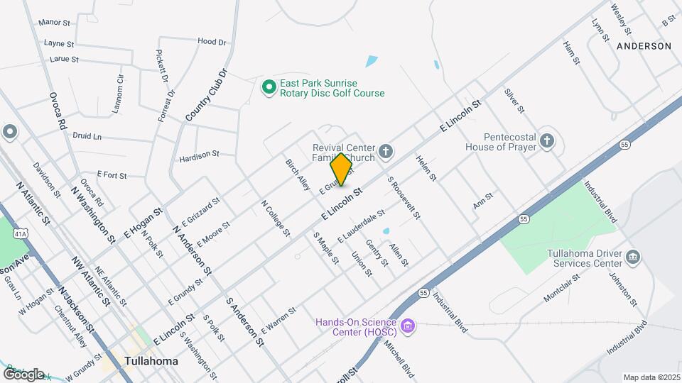 913 E Lincoln St, Unit 913 Map and Location Details