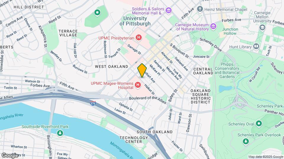 223 Halket St, Unit 2 Map and Location Details