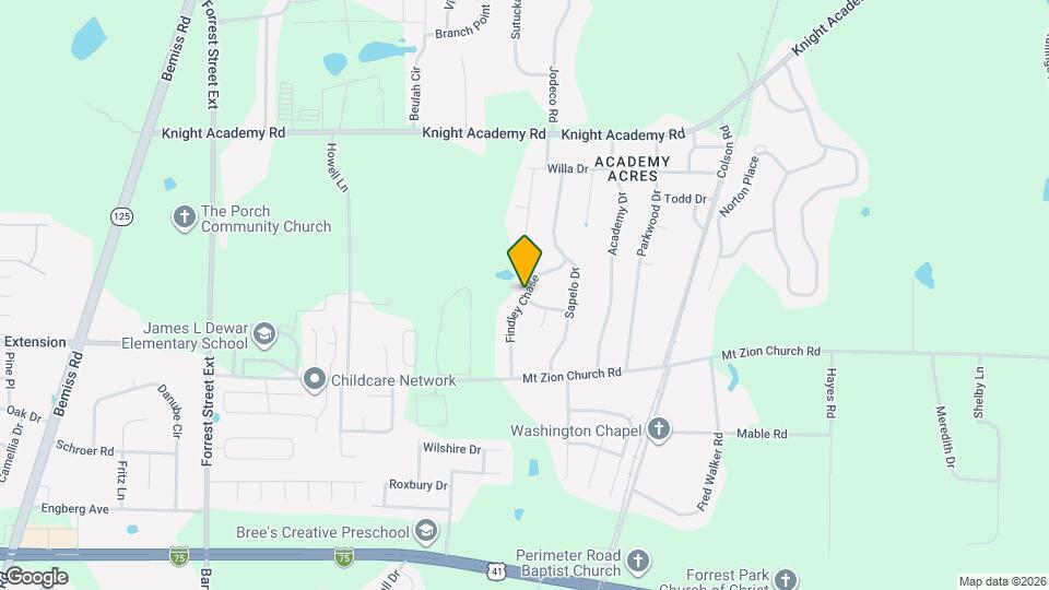 2920 Findley Chase Map and Location Details