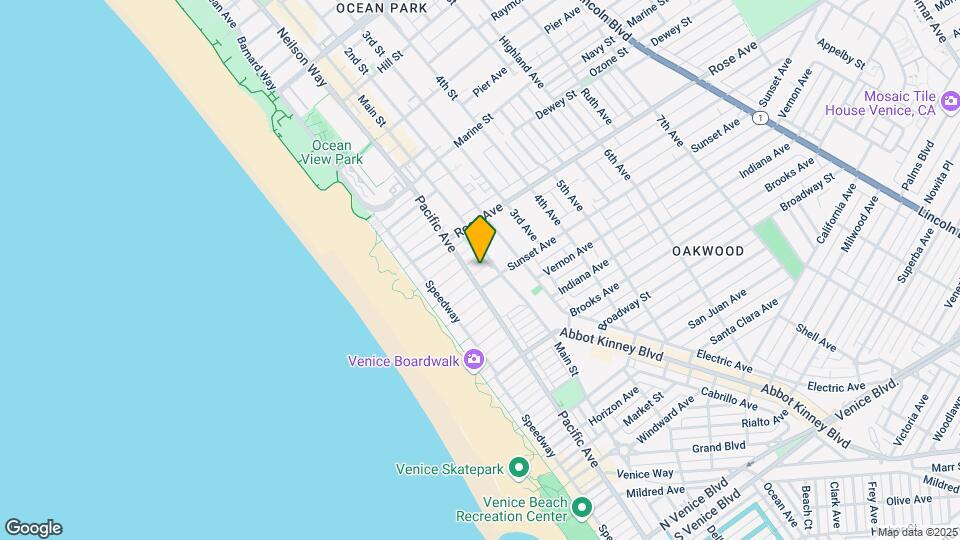 116 Paloma Ave, Unit B Map and Location Details