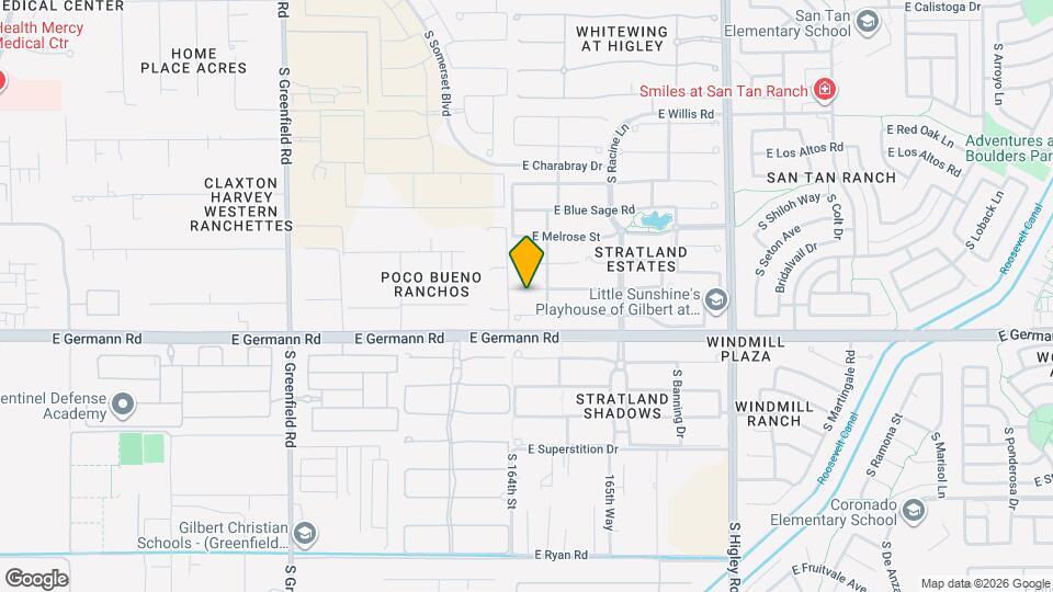 2825 E Trigger Way Map and Location Details