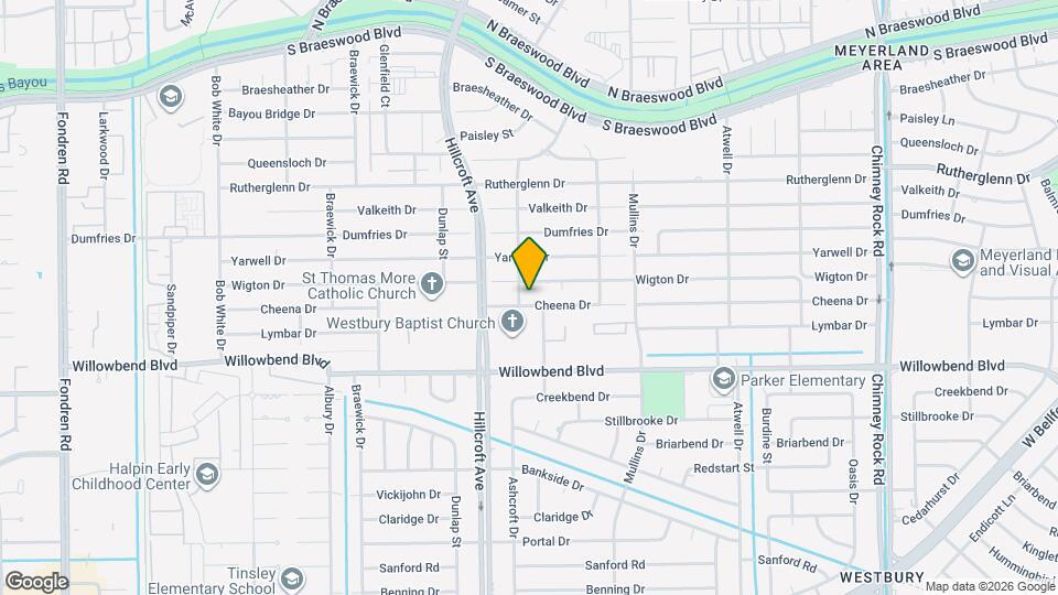 5810 Cheena Dr Map and Location Details