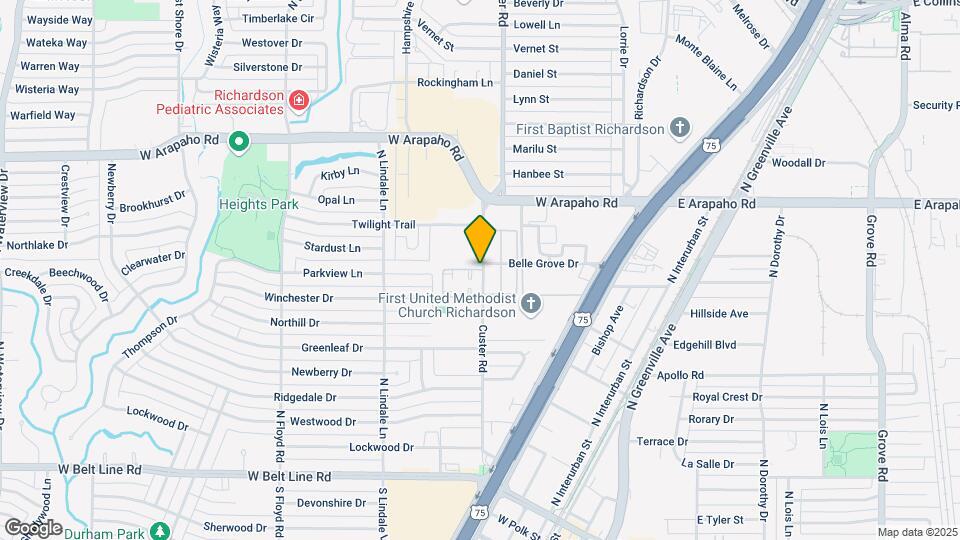 777 Custer Rd Map and Location Details