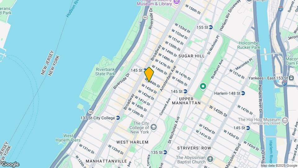 540 W 144th St Map and Location Details