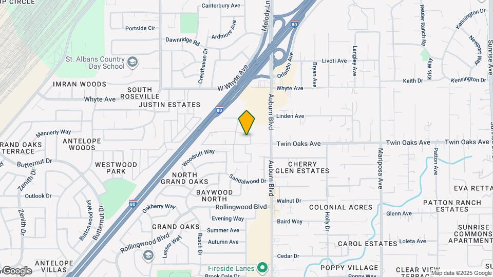 7445 Auburn Oaks Ct Map and Location Details