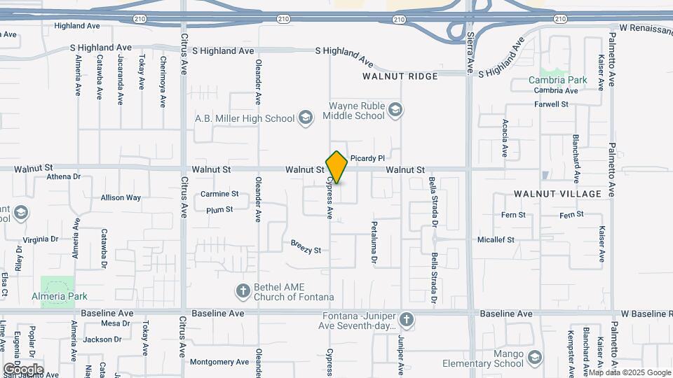 6960 Presidio Ct Map and Location Details