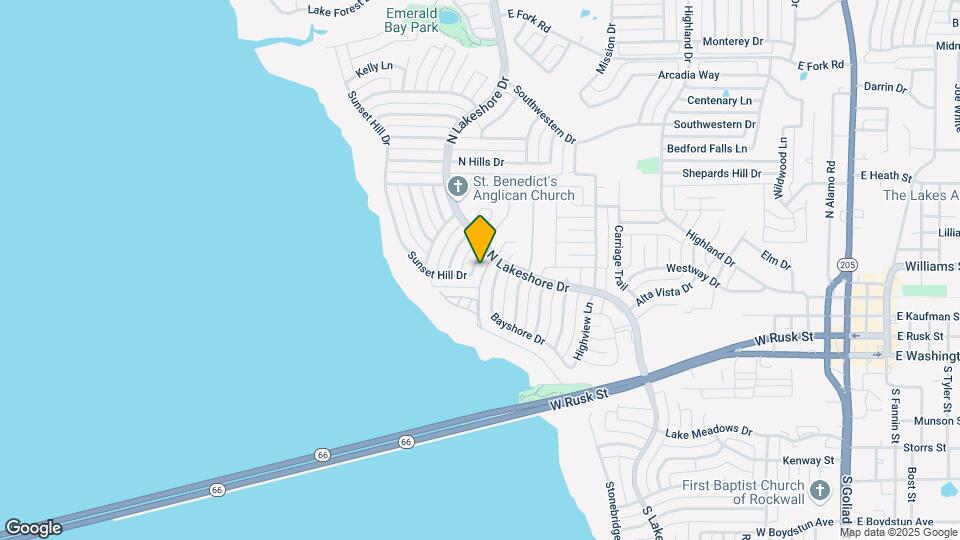 1605 Sunset Hill Dr Map and Location Details