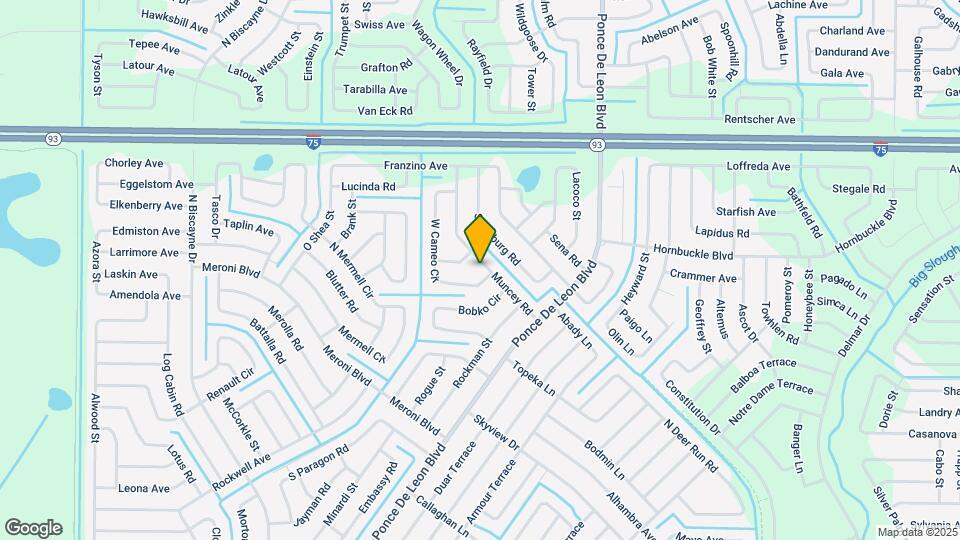 7331 Muncey Rd Mapa y Detalles de la Ubicación