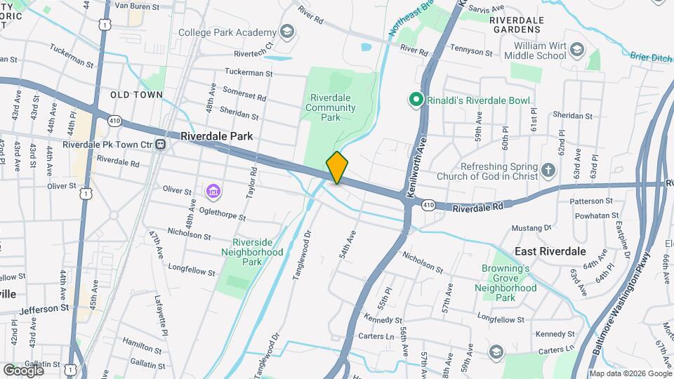 5301 Powhatan St Map and Location Details
