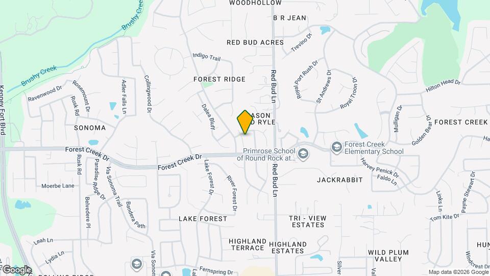 1403 Wildvine Cove Map and Location Details