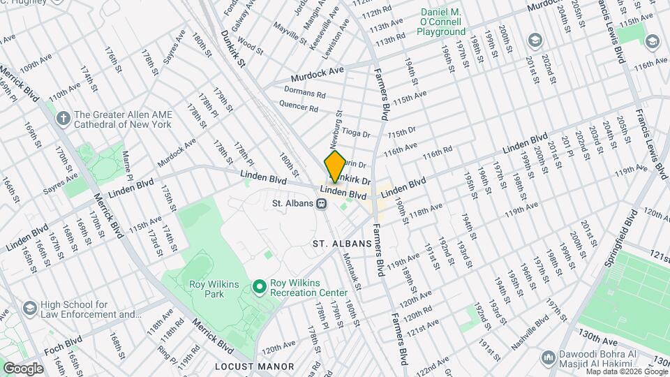 18717 Linden Blvd Mapa y Detalles de la Ubicación