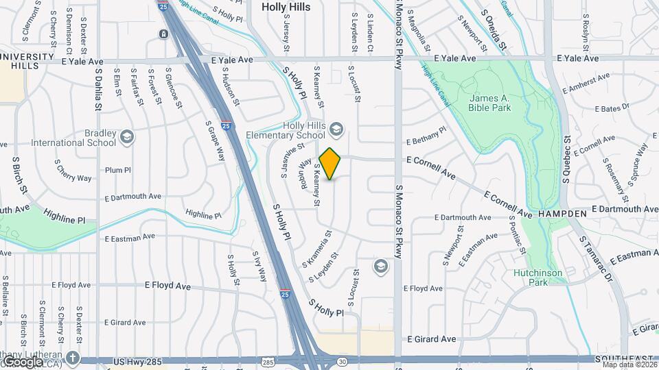 3051 S Krameria St Map and Location Details