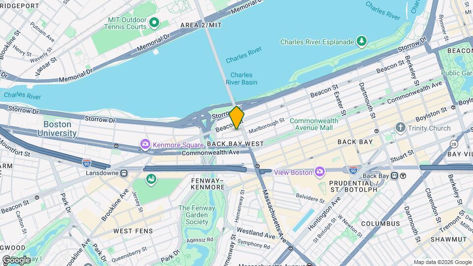 431 Marlborough St, Unit 6 Map and Location Details