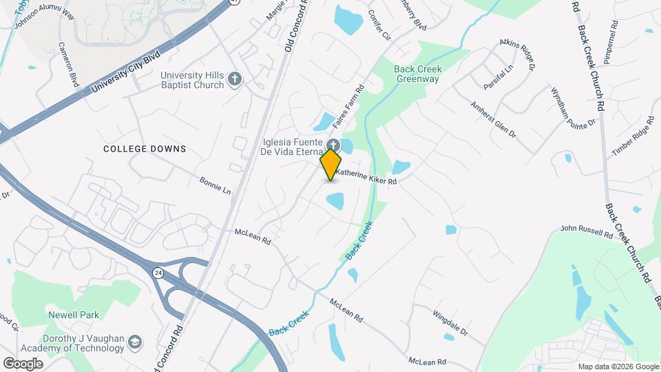 9500 Pondside Ln Mapa y Detalles de la Ubicación