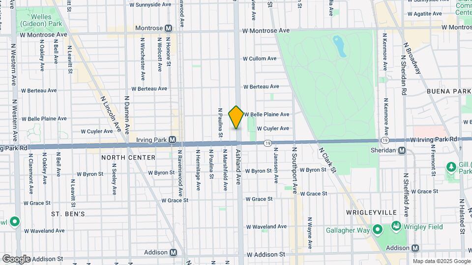 4036 N Ashland Ave, Unit 2 Map and Location Details