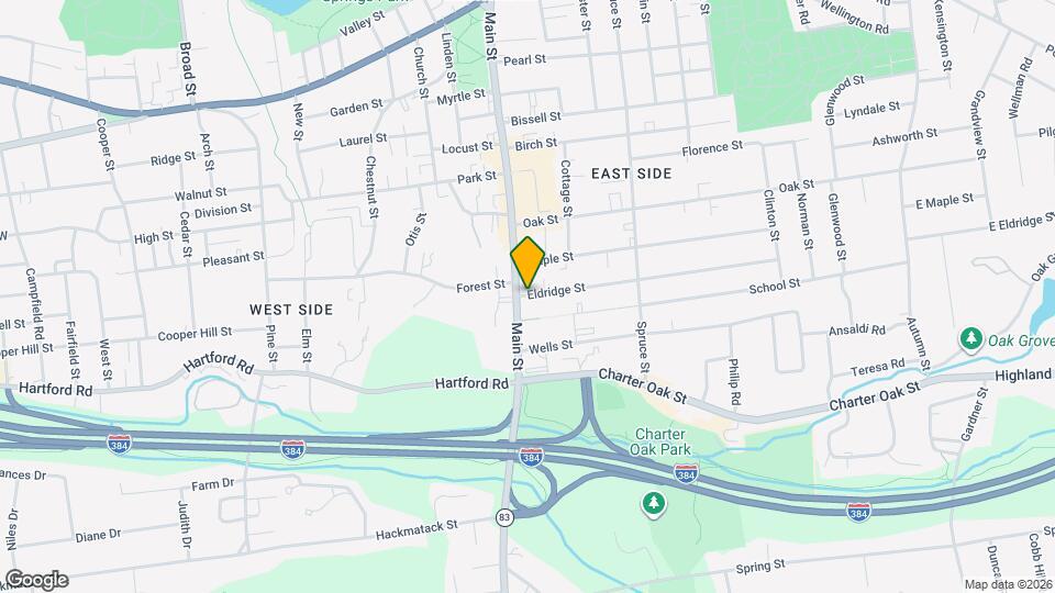 1077 Main St Mapa y Detalles de la Ubicación