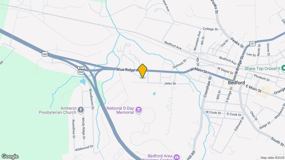 802 Jeter St Map and Location Details