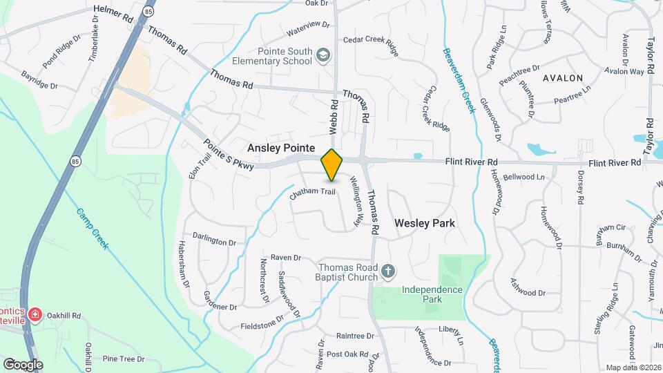 603 Chatham Trail Map and Location Details