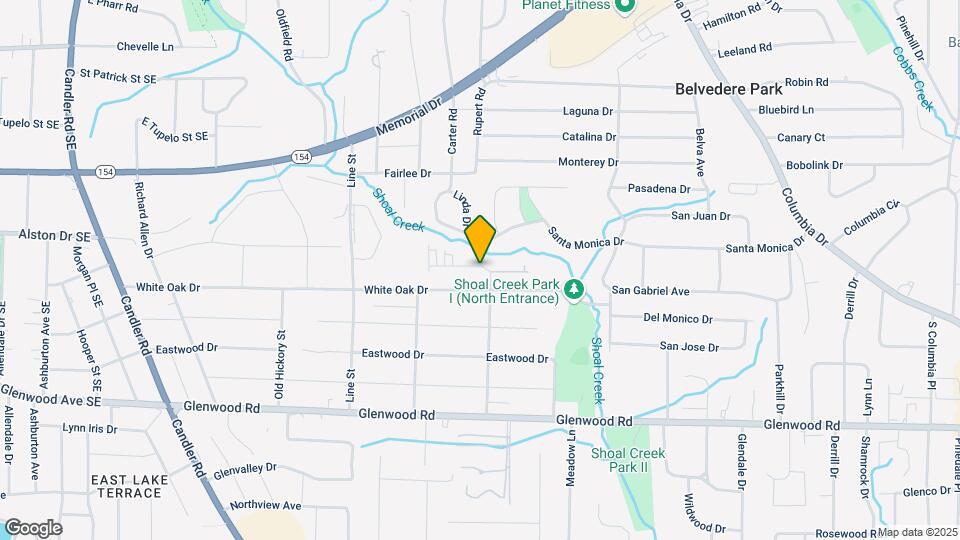 2819 White Oak Ln Map and Location Details