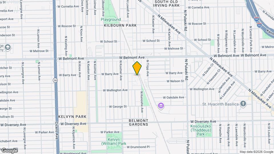 4244 W Nelson St, Unit 1 Map and Location Details