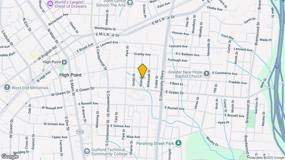 519 Walnut St, Unit High Point Gem Mapa y Detalles de la Ubicación