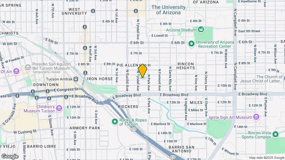 933 E Florita St, Unit Unit 2 Map and Location Details